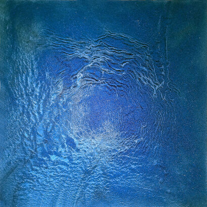 BLUE DESERT #11 - a Paint Artowrk by Eleonora Bourmistrov